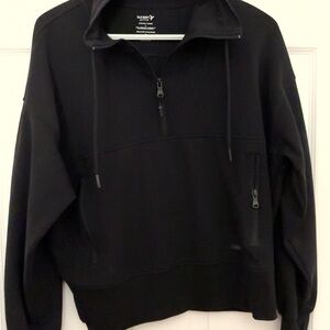 Women’s Black Half-Zip Sweater